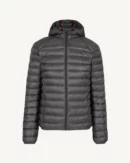 Nico Anthracite Lightweight Hooded Down Jacket
