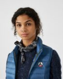 Seda Blue Jeans Sleeveless Lightweight Down Jacket