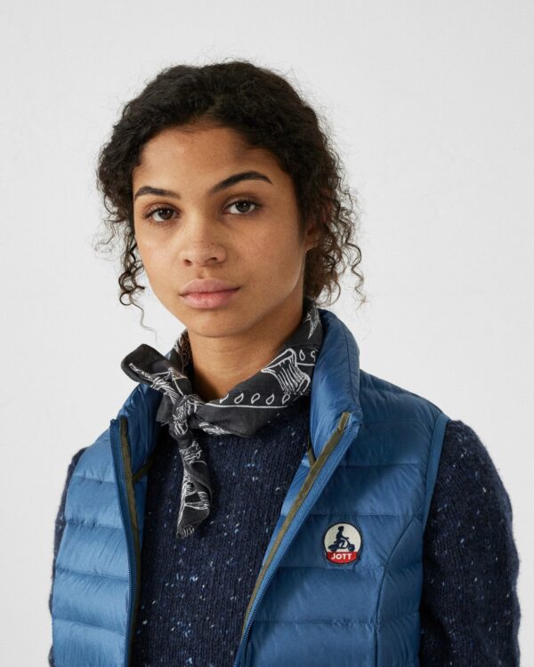 Seda Blue Jeans Sleeveless Lightweight Down Jacket - Image 5
