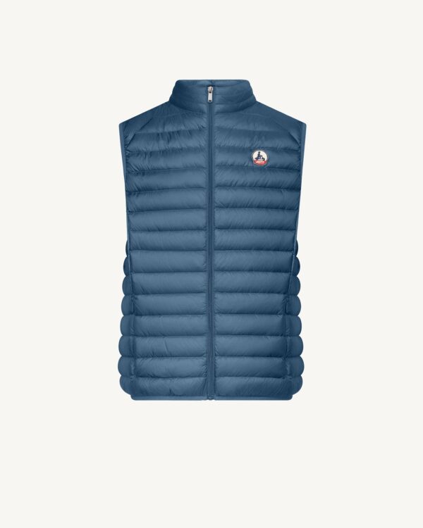 Tom Jeans Blue Sleeveless Down Jacket