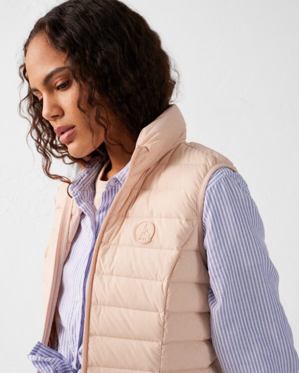 Grenada Light Peach Stretch Sleeveless Down Jacket - Image 6