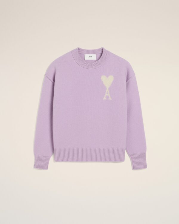 Purple Ami de Coeur Wool Sweater