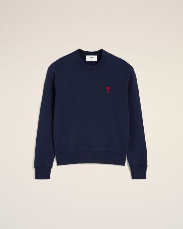 Navy Blue Ami de Coeur Cotton Sweatshirt