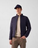 Aragon Navy Stretch Lightweight Down Jacket