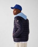 Navy Mat Lightweight Down Jacket