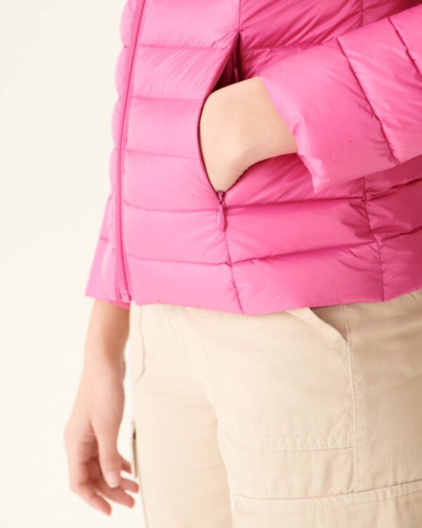 Light down jacket Intense pink Cha - Image 4