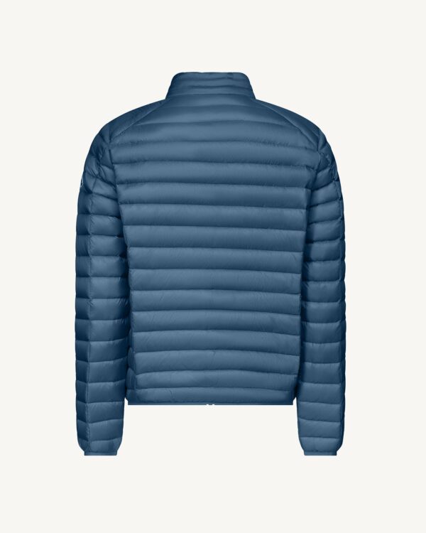 Matte Jeans Blue Lightweight Down Jacket - Image 3