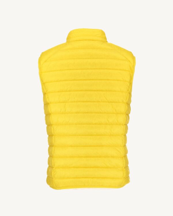 Tom Yellow Gold Sleeveless Down Jacket - Image 3