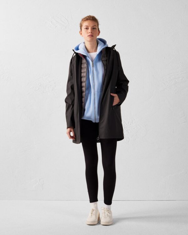Seda Anthracite Sleeveless Lightweight Down Jacket - Image 3