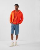 Nico Fire Red Lightweight Hooded Down Jacket
