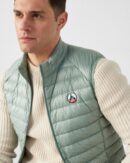 Tom Mineral Green Sleeveless Down Jacket