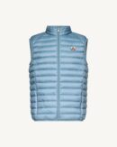 Tom Washed Blue Sleeveless Down Jacket