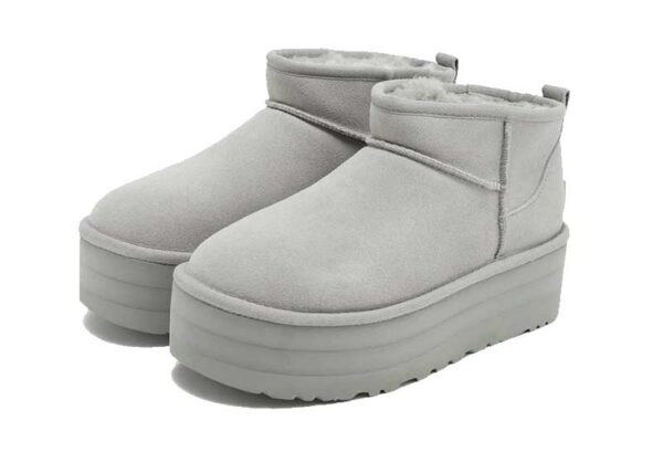 UGG Classic Ultra Mini Platform Grey - Image 4