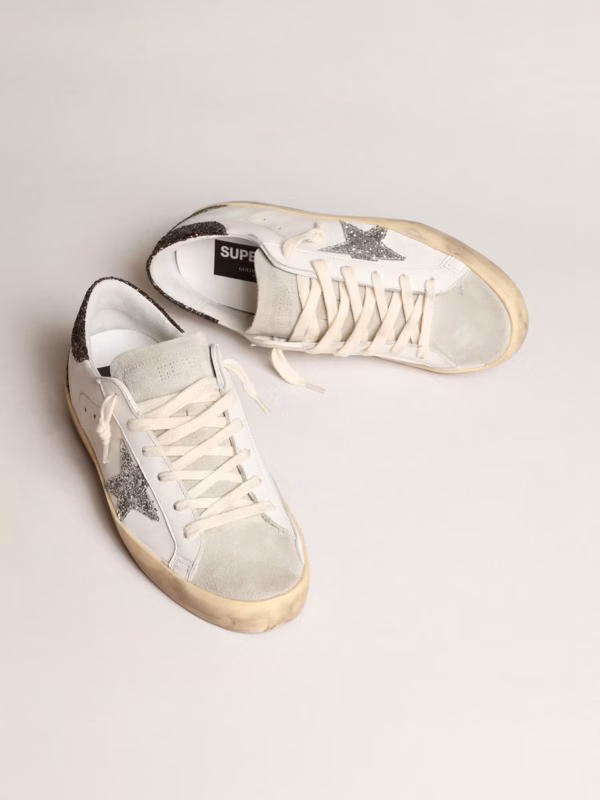 Super-Star with silver star and brown glitter heel counter - Image 2
