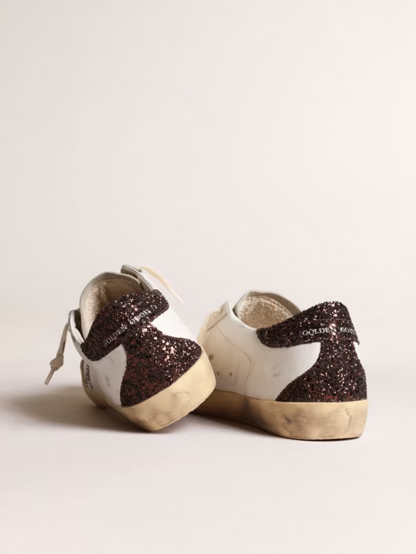 Super-Star with silver star and brown glitter heel counter - Image 5