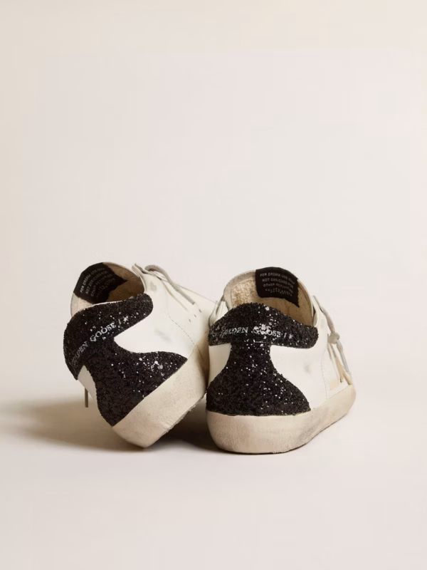 Super-Star with gold star and black glitter heel counter - Image 4