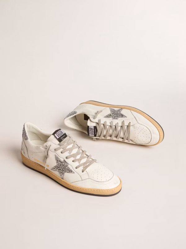 Women's Ball Star Wishes in Nappa Leather with Star and Glitter Heel - Image 3