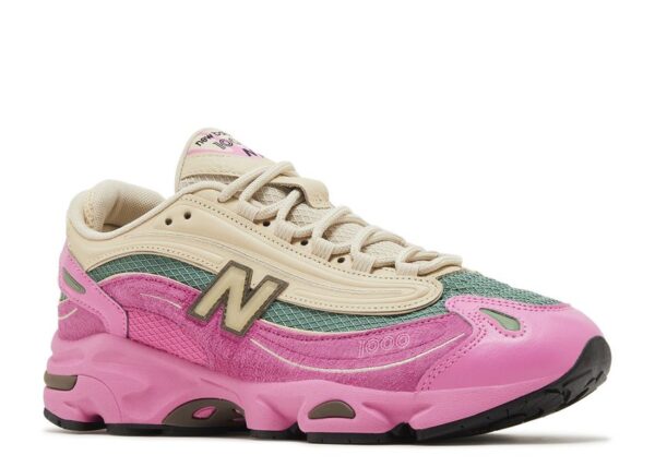 New Balance 1000 Tan Pink Green - Image 2