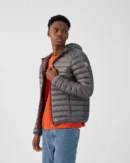 Nico Anthracite Lightweight Hooded Down Jacket