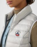 Seda Ice Grey Sleeveless Lightweight Down Jacket