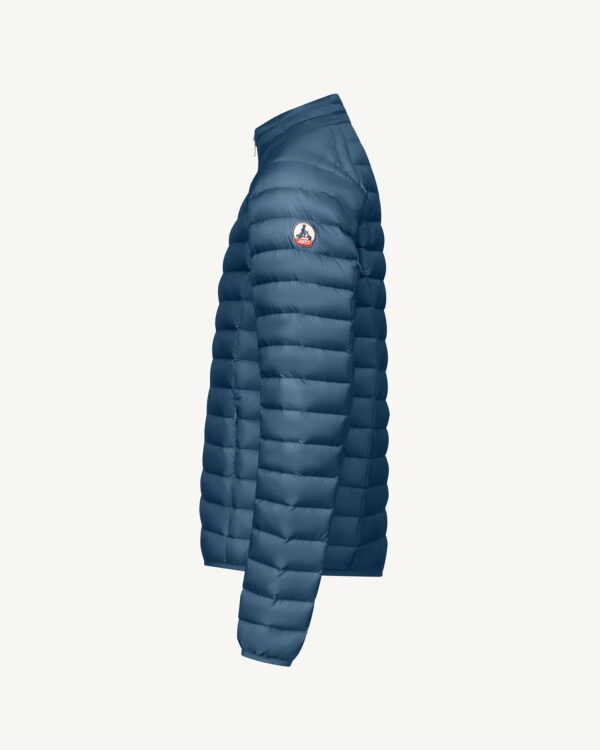 Matte Jeans Blue Lightweight Down Jacket - Image 2