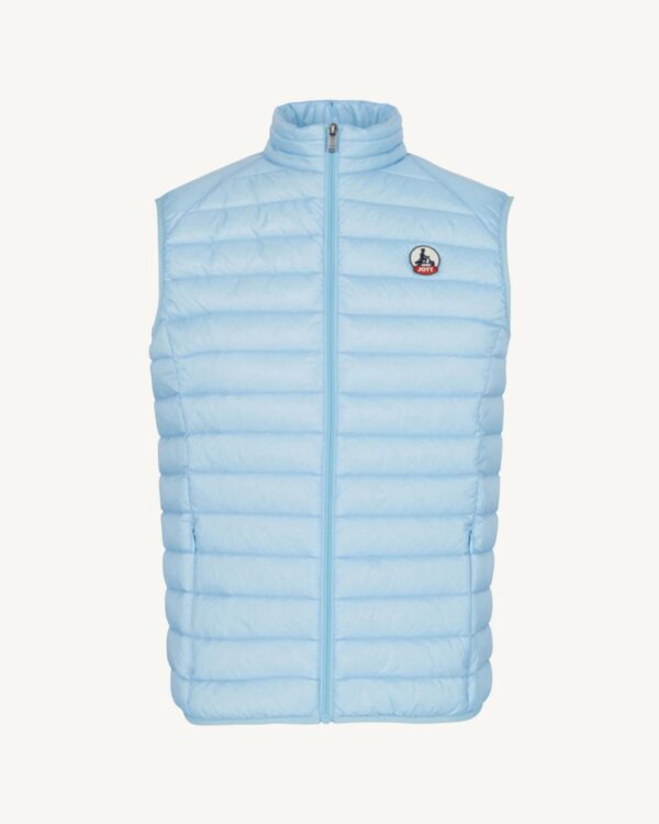 Tom Sky Blue Sleeveless Down Jacket