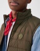 Army Arafo stretch sleeveless down jacket