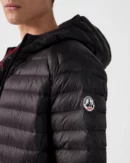 Nico Black Lightweight Hooded Down Jacket