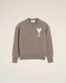 Taupe Ami de Coeur Wool Sweater