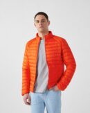 Matte Fire Red Lightweight Down Jacket