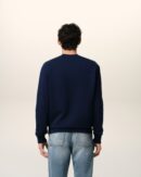 Navy Blue Ami de Coeur Cotton Sweatshirt