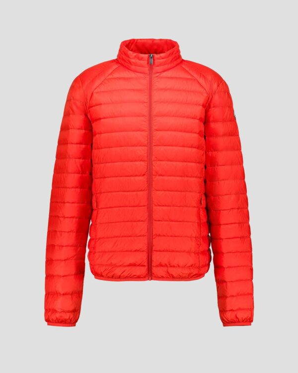 Matte Fire Red Lightweight Down Jacket