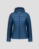 Cloe Jeans Blue Lightweight Hooded Down Jacket