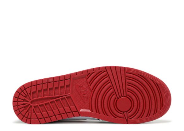 Air Jordan 1 Mid Gym Red Black White - Image 4