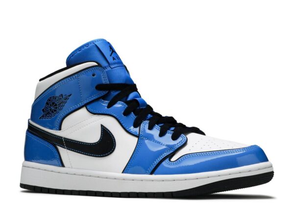Air Jordan 1 Mid Signal Blue - Image 2
