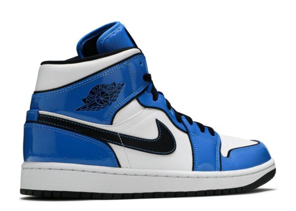 Air Jordan 1 Mid Signal Blue - Image 4