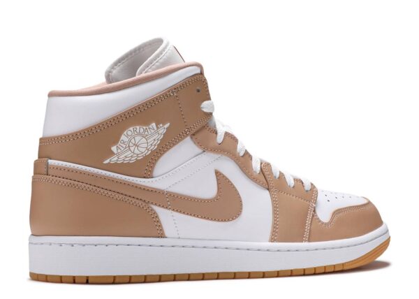 Air Jordan 1 Mid Tan Gum - Image 3