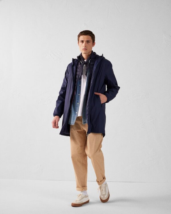 Tom Navy Sleeveless Down Jacket - Image 3