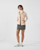 Seda Light Peach Sleeveless Lightweight Down Jacket