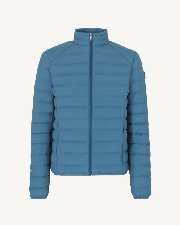 Aragon Blue Jeans Stretch Lightweight Down Jacket