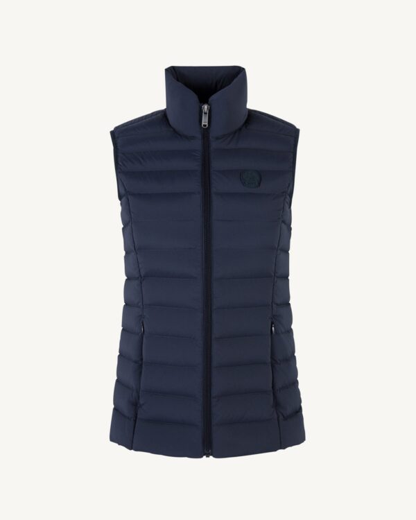 Marine Grenada stretch sleeveless down jacket