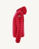 Nico Red Lightweight Hooded Down Jacket