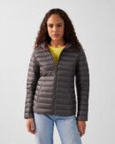 Cloe Anthracite Lightweight Hooded Down Jacket