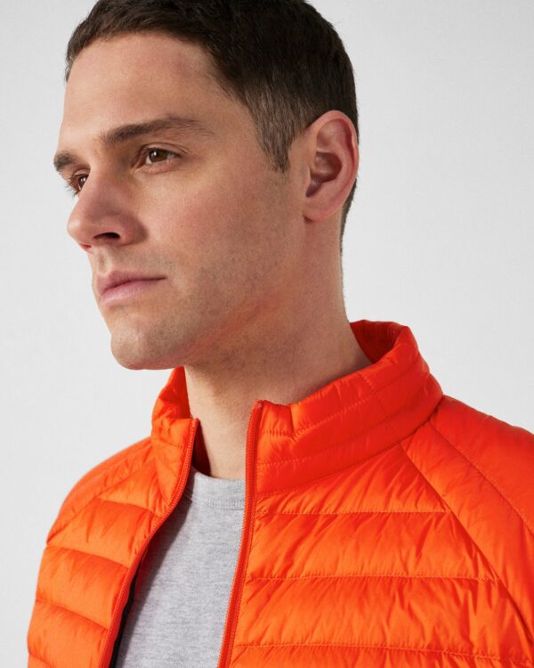Matte Fire Red Lightweight Down Jacket - Image 5