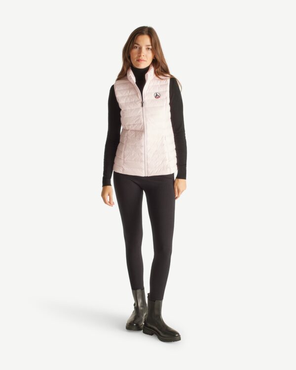 Seda Petal Pink Sleeveless Lightweight Down Jacket - Image 6