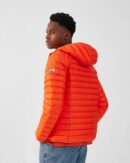 Nico Fire Red Lightweight Hooded Down Jacket