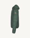 Nico Celadon Green Lightweight Hooded Down Jacket