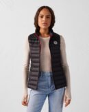 Black Seda Sleeveless Lightweight Down Jacket