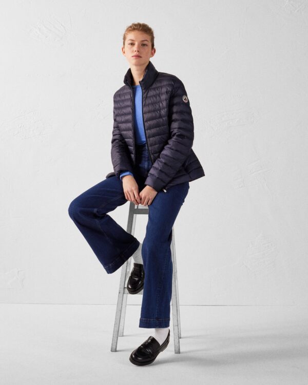Navy Cha lightweight down jacket - Image 2