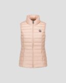 Seda Light Peach Sleeveless Lightweight Down Jacket